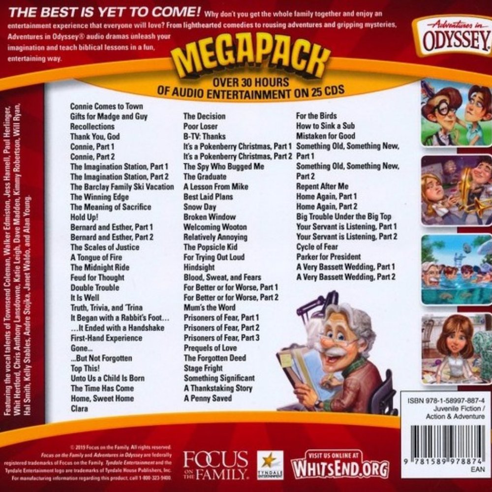 Adventures in Odyssey Megapack-25 CDs - Picture 2 of 3